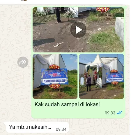 Pengiriman Karangan Bunga Bedug Pangkah